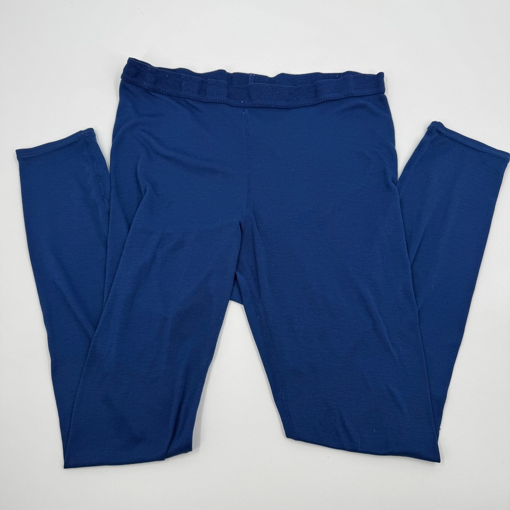 Patagonia Capilene Mens‎ Small Blue Base Layer Leggings Made in USA 44233